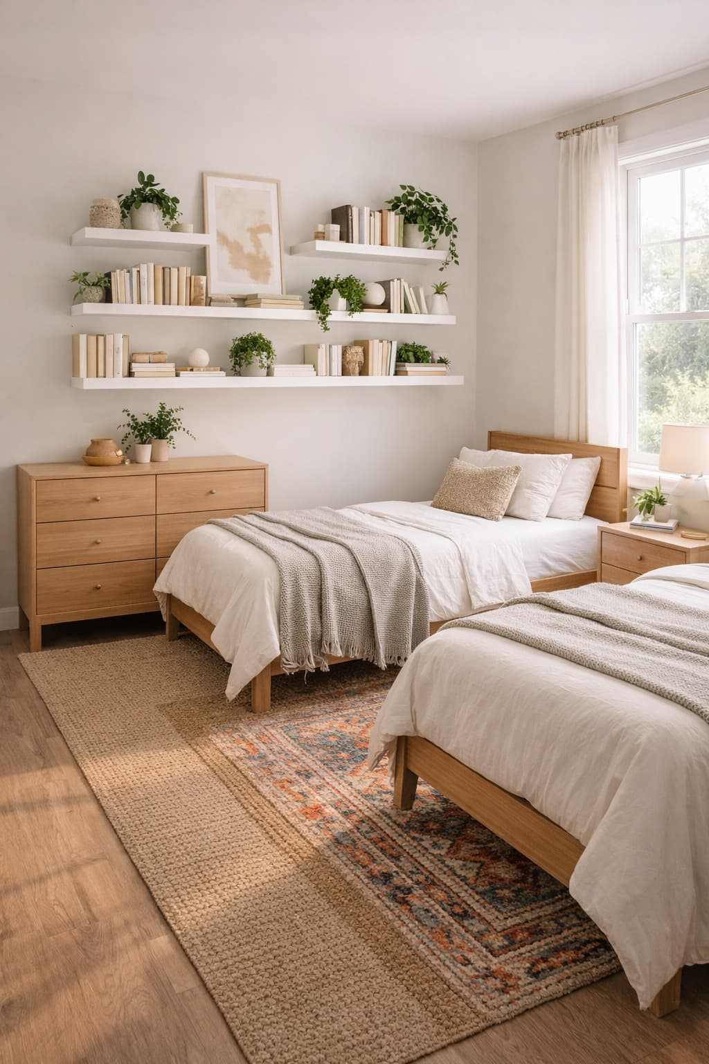 Floating Corner Shelves