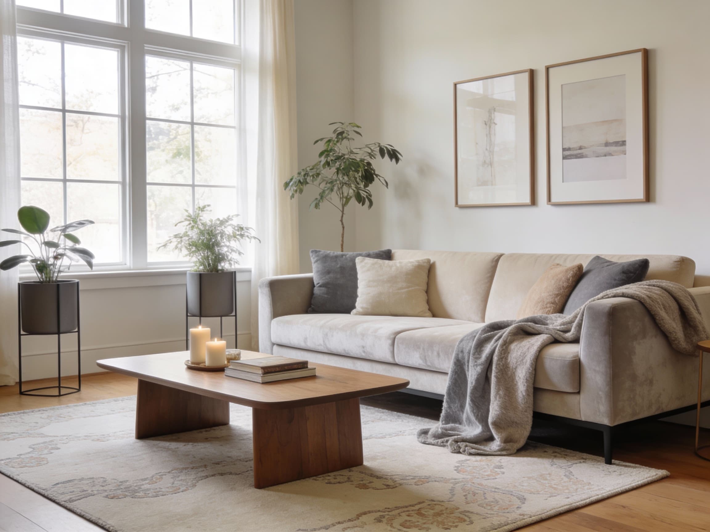 living-room-furniture-setup Beautiful modern living room with contemporary furniture setup