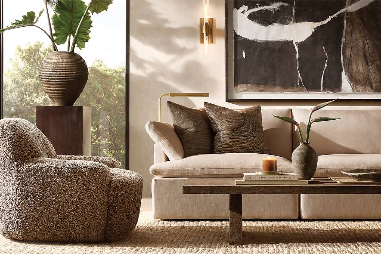 Luxury living room hero image for furniture brand comparison guide