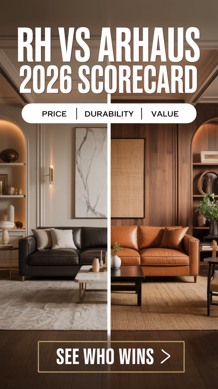 RH vs Arhaus. Which Luxury Furniture Brand Is Actually Worth It?