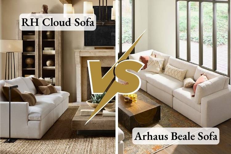 RH Cloud Sofa vs Arhaus Beale Sofa: Price, Comfort, and Durability Compared