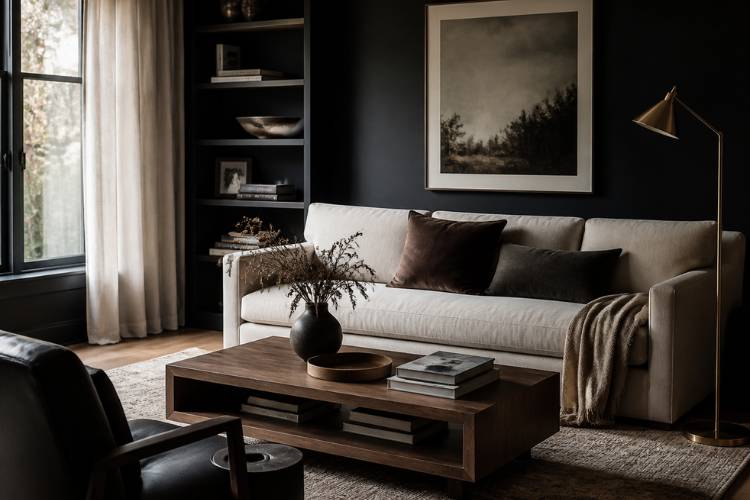 21 Moody Living Room Ideas for a Dark, Warm, Elegant Space