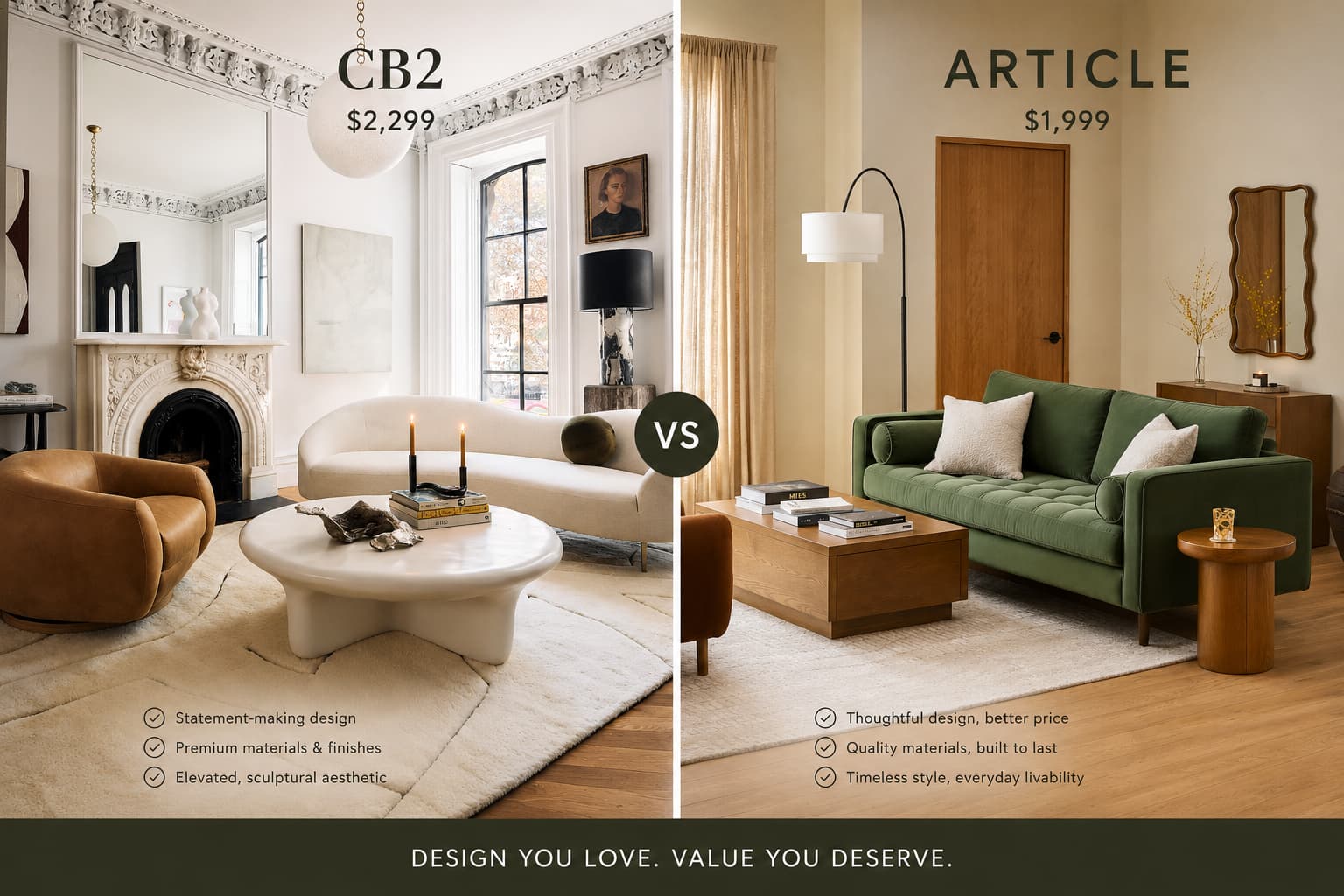 CB2 vs Article: Which Furniture Brand Is Better for Your Home?