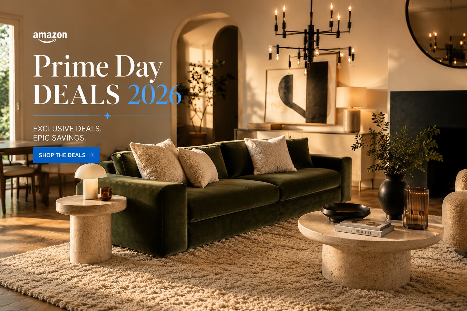 Amazon Prime Day home decor deals 2026 — best picks for rugs, sofas, lighting, and designer dupes