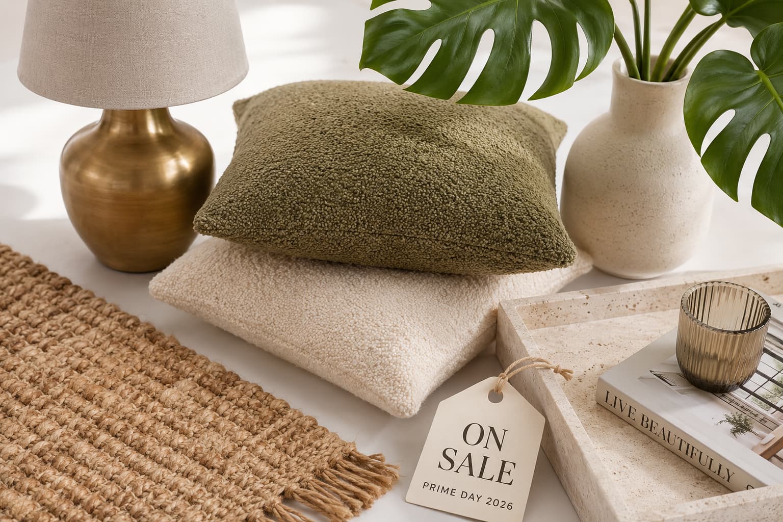 Amazon Prime Day home decor 2026 — rugs, lighting, and accessories on sale