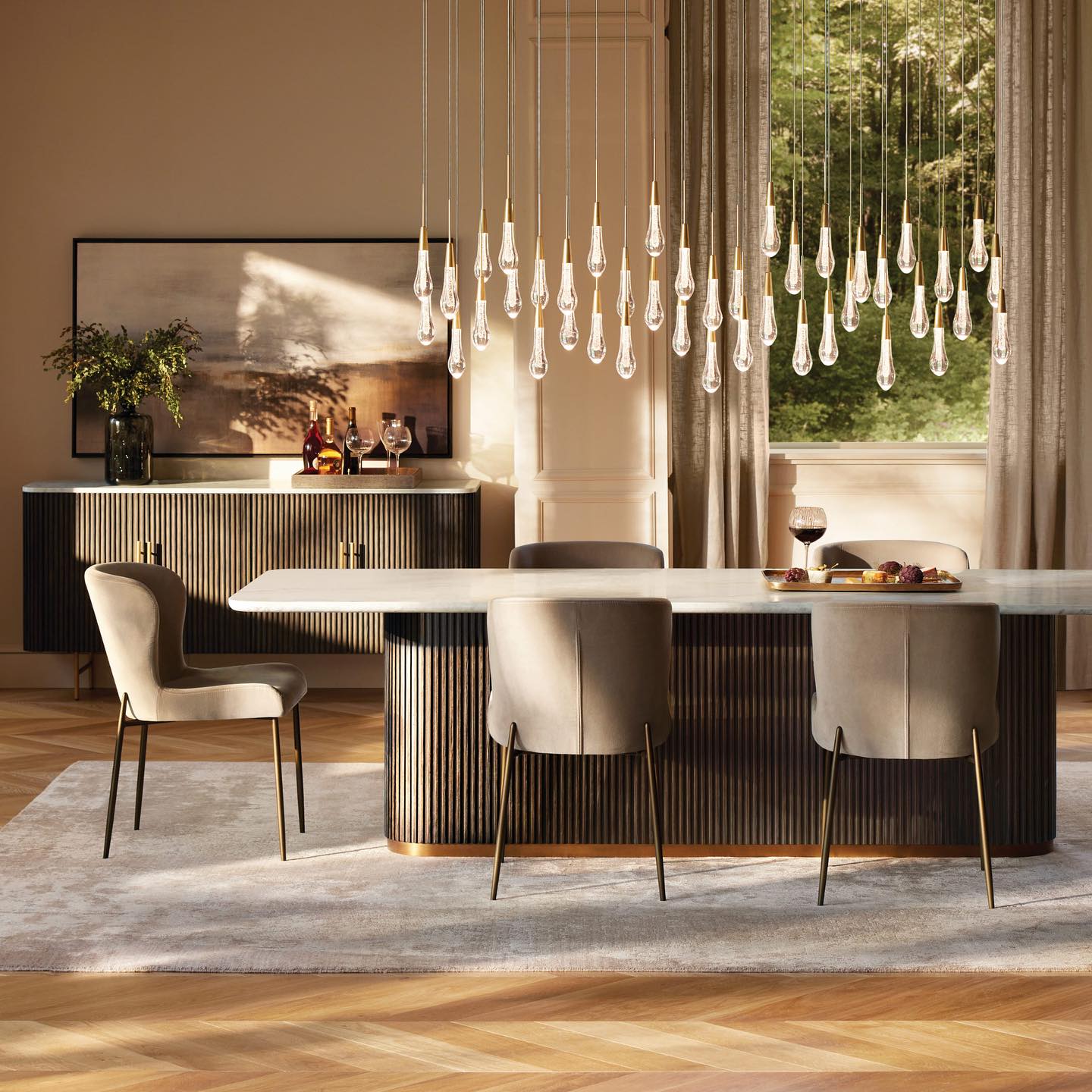 Arhaus dining room
