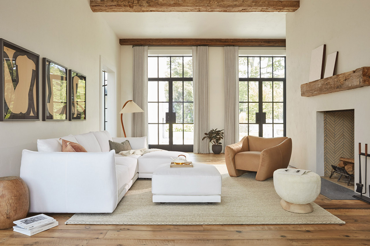Maiden Home sofa with kiln-dried hardwood frame