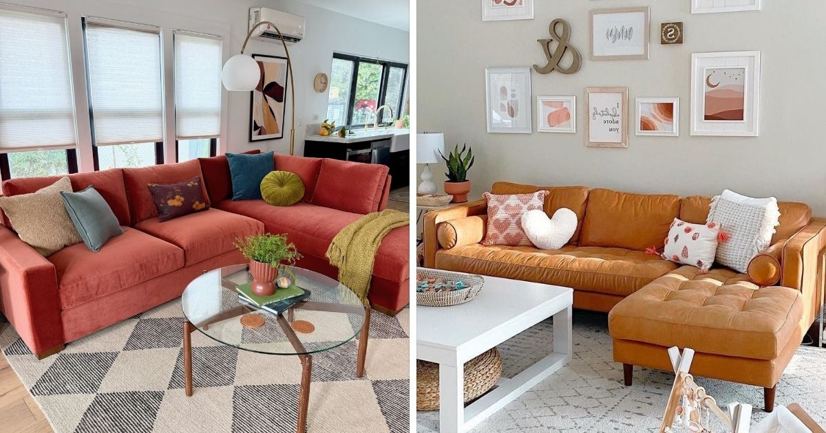 Article sofa in a modern living room, compared against Joybird for style and value