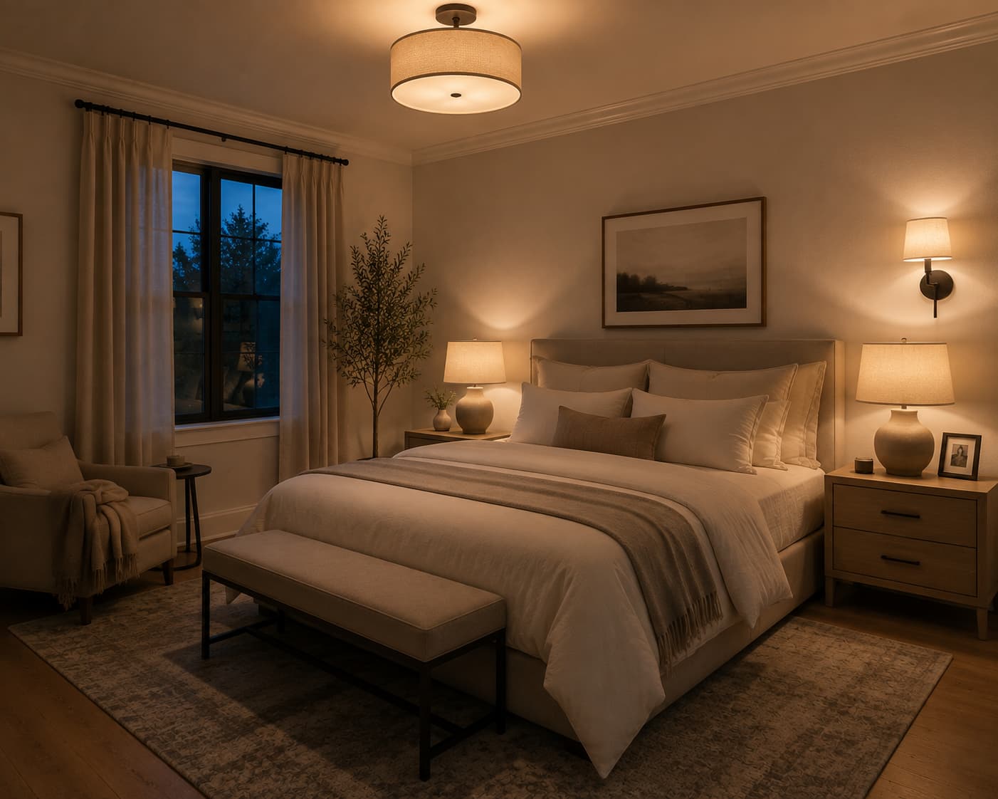 Layer Your Lighting Instead of Using One Overhead Fixture